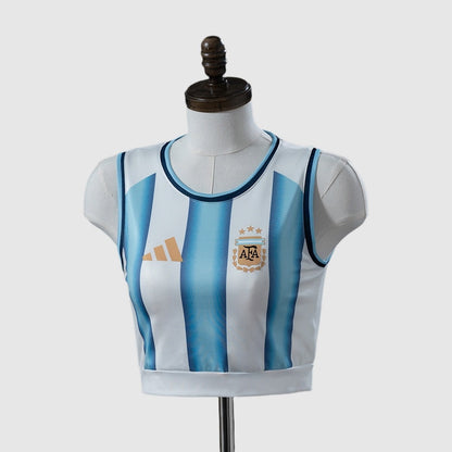 Thuisshirt 26/27 dames croptop