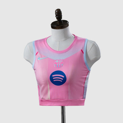 Speciale editie dames crop tanktop roze