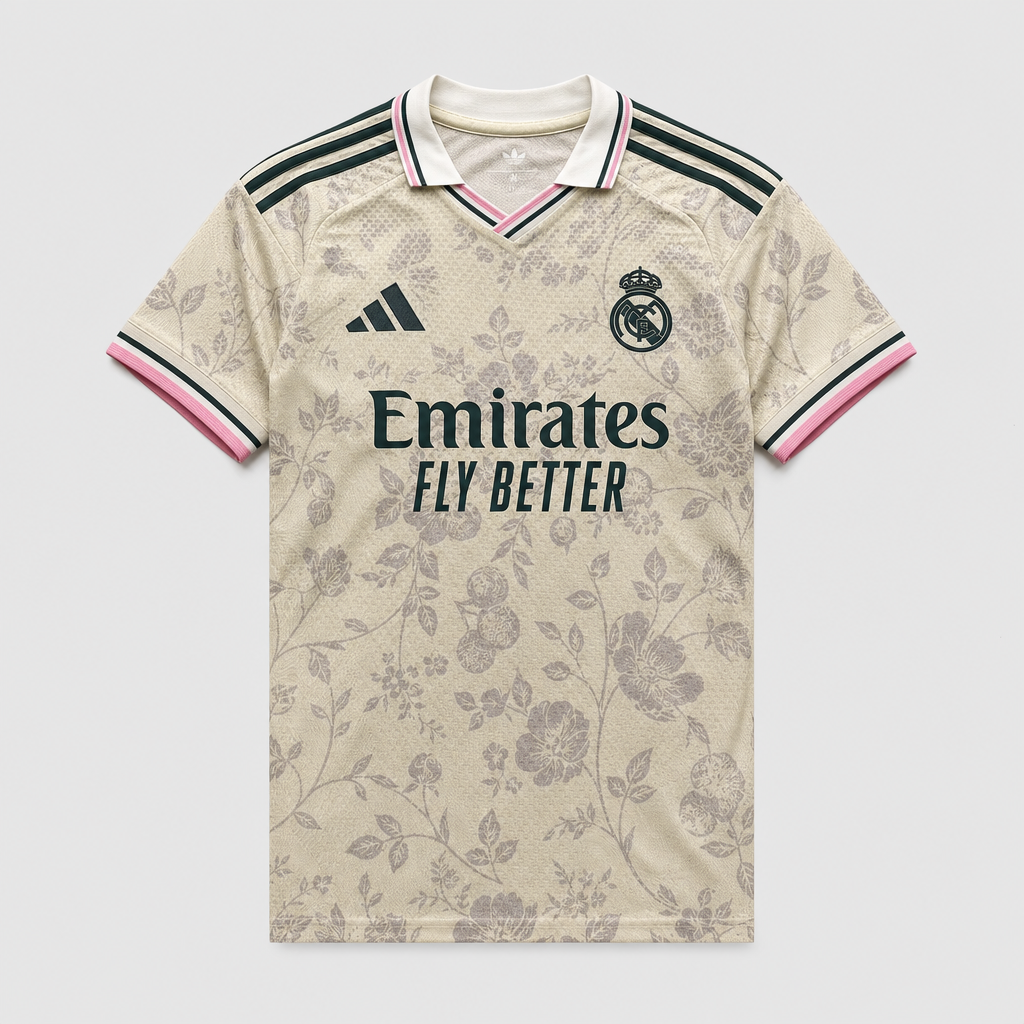 Floral Beige Special Edition 26/27 Player Edition Shirt